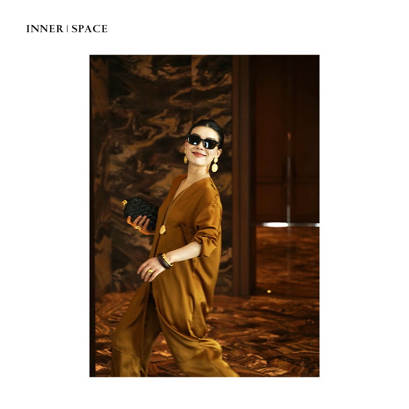 INNER｜SPACEmaX 琥珀金重磅真丝套装