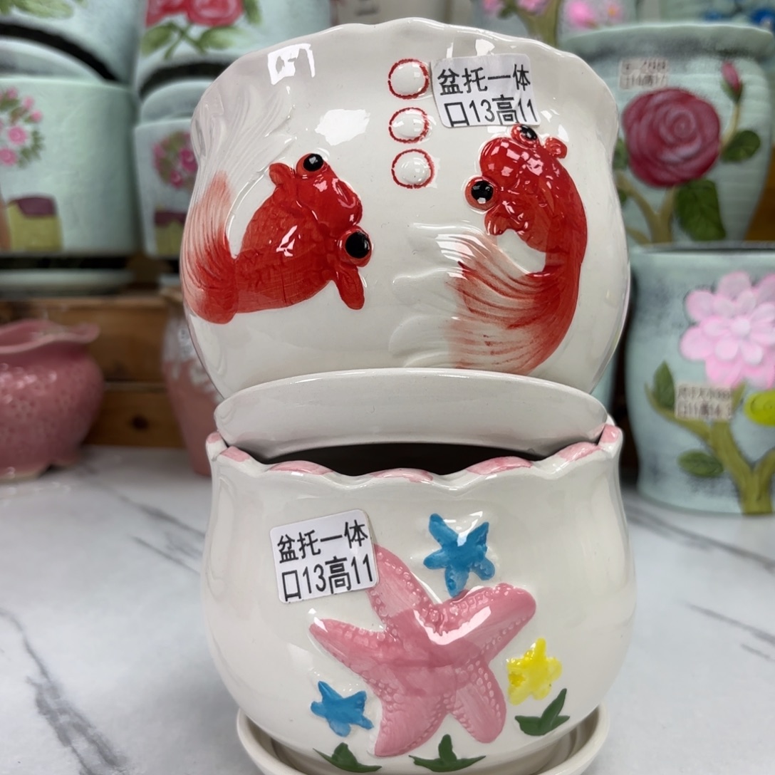 @夏西陶瓷花盆@@5955977