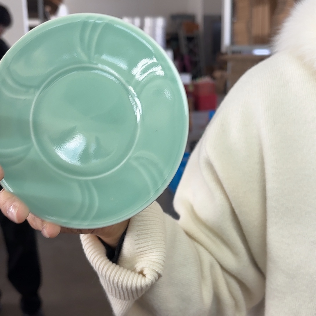 龙泉云间青瓷小米茶器