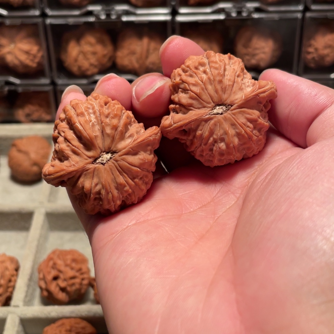 এ***n把件文玩核桃血麒麟