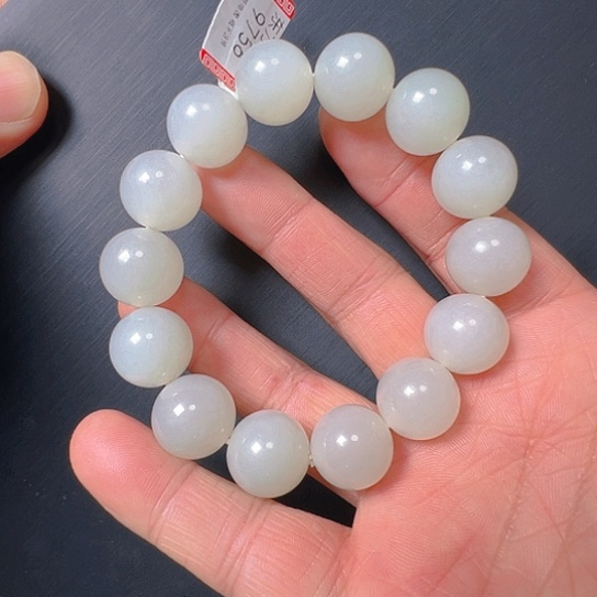 未镶嵌手链和田玉无**神9756卡16