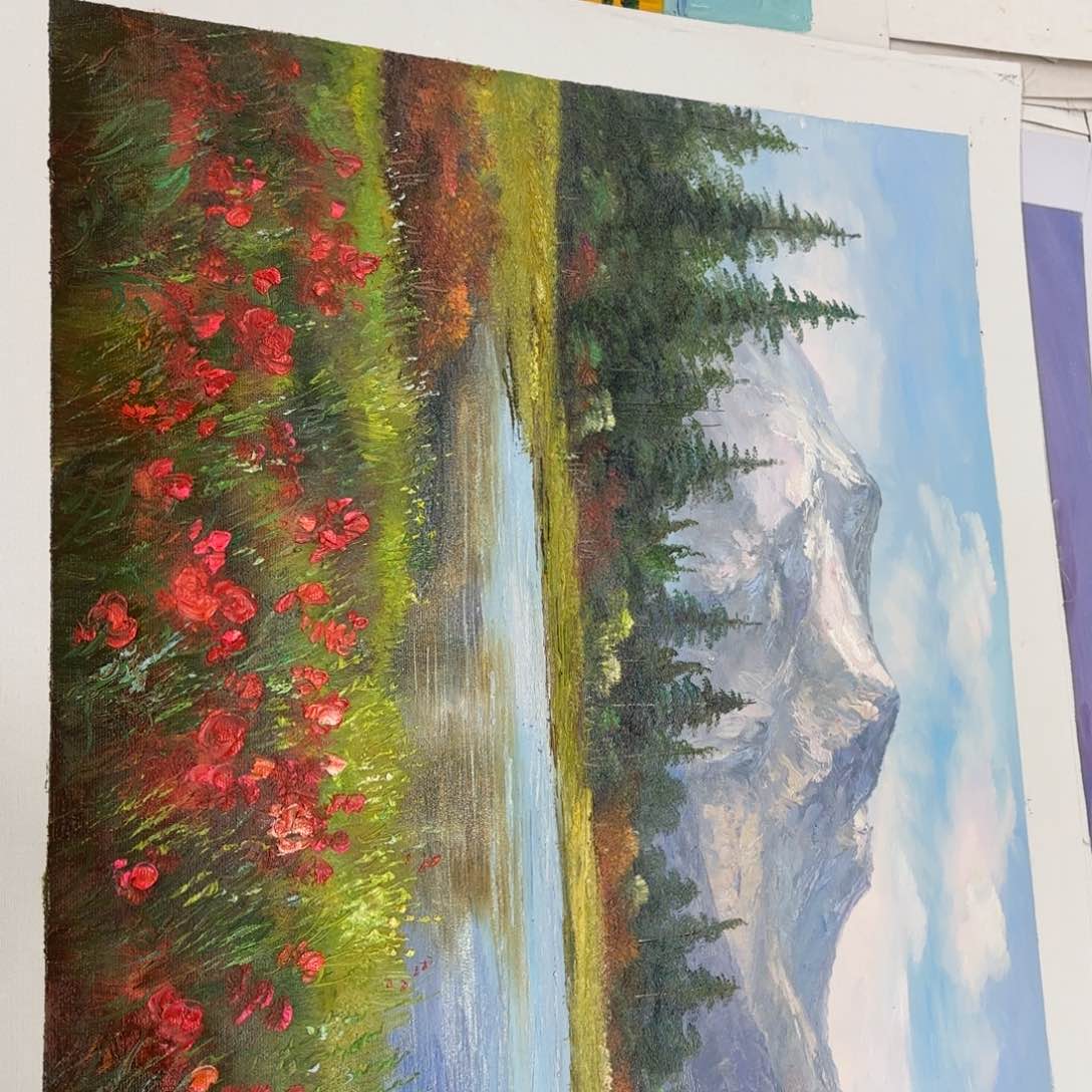 油画优惠活动开始了。