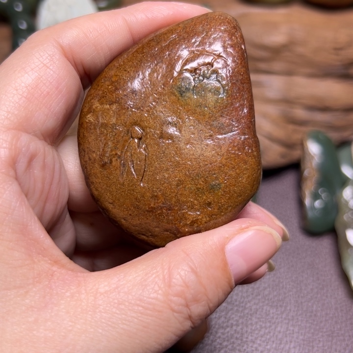 岫岩河磨玉（透闪石质玉）未镶嵌颈饰