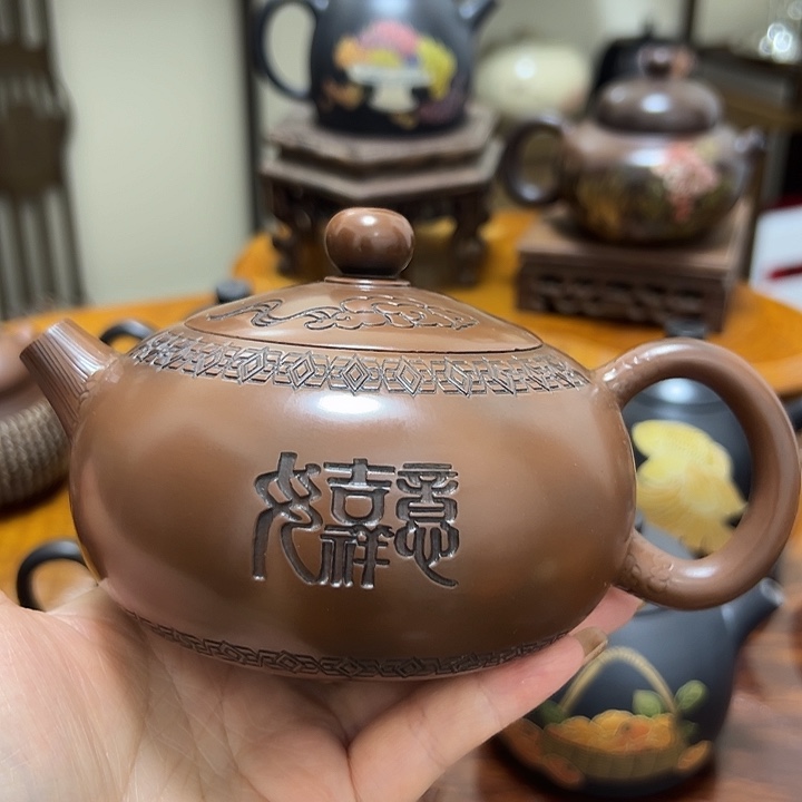 壶建水紫陶全手工