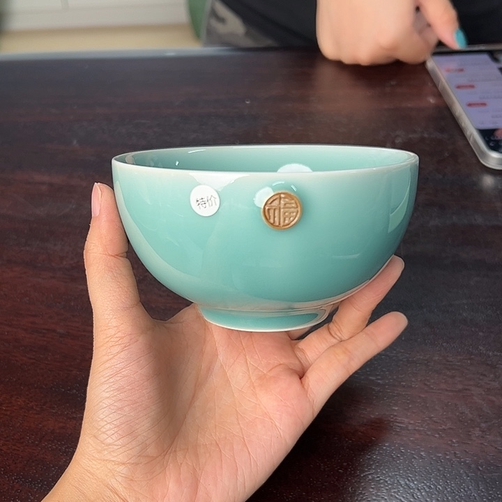 龙泉云间青瓷小米茶器