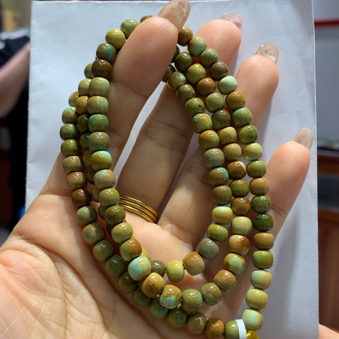 绿松石长链未镶嵌