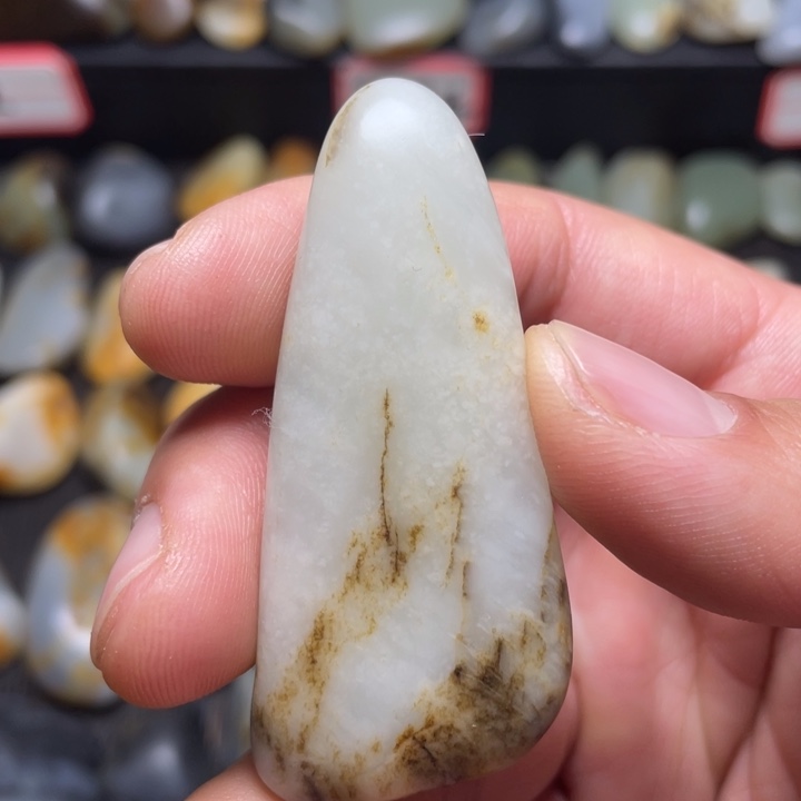 和田玉未镶嵌挂件26