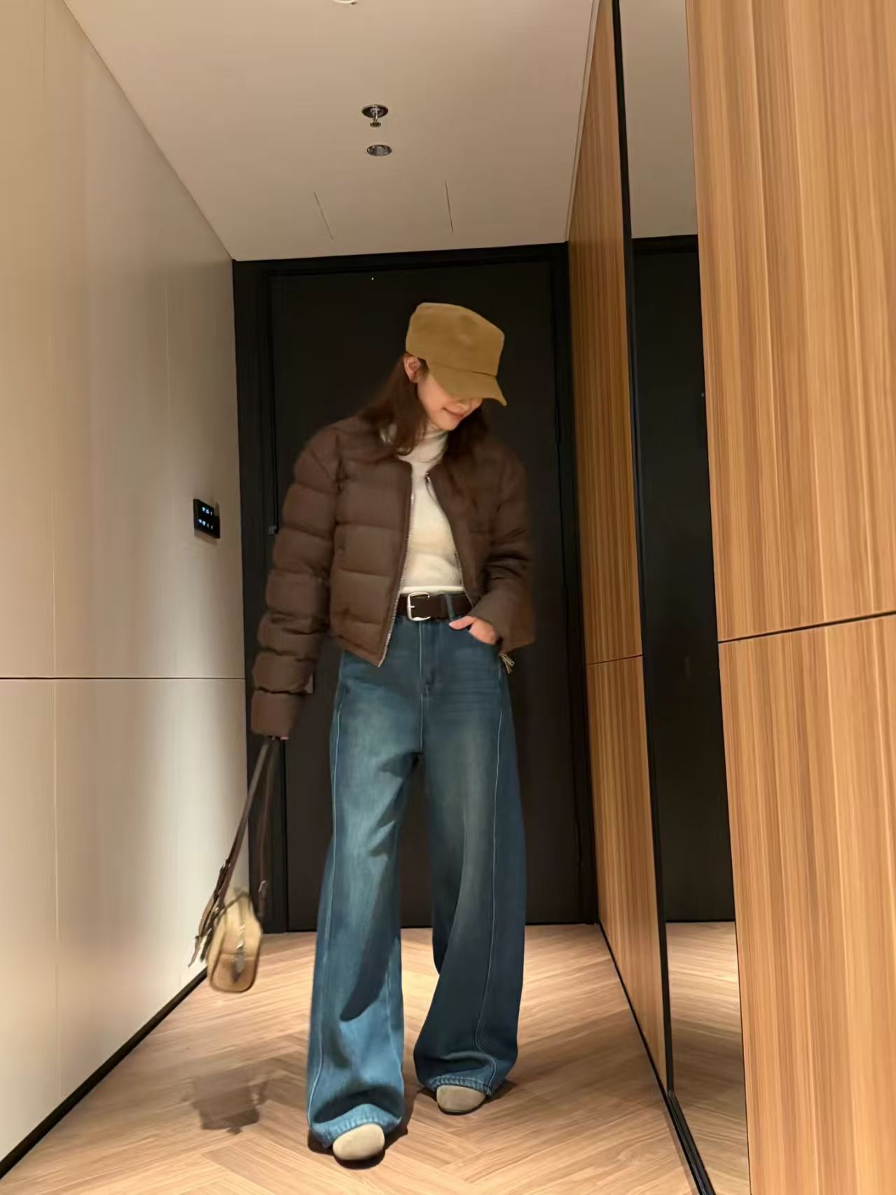 1035蓝调新款弯刀牛仔裤