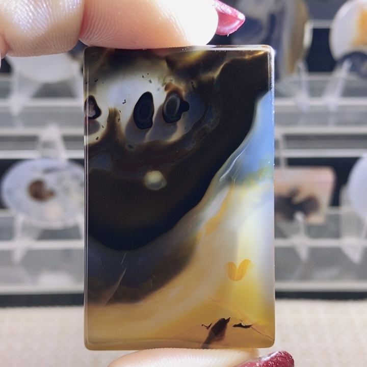 玛瑙/玉髓未镶嵌颈饰