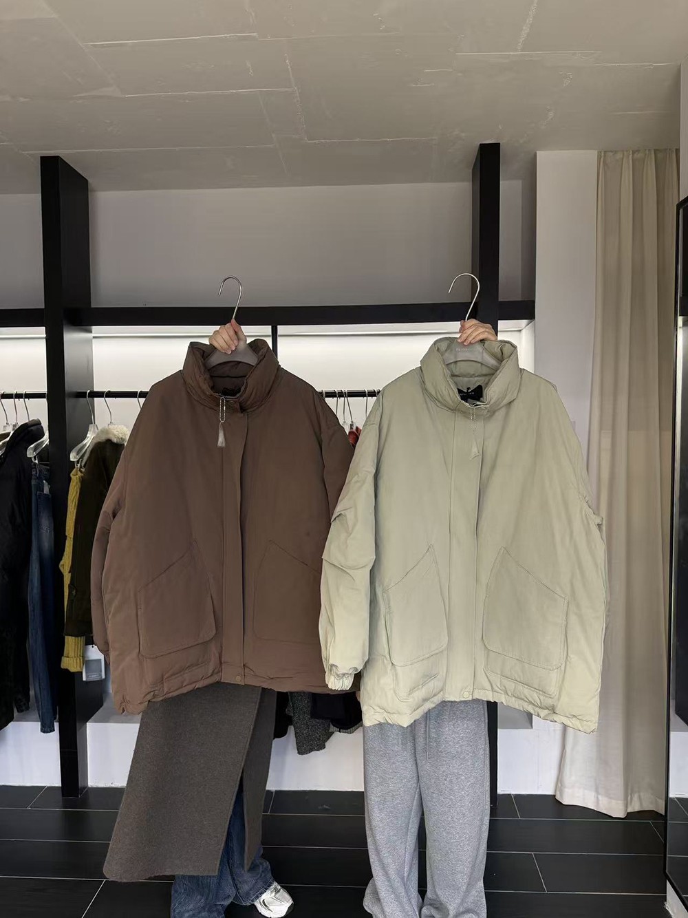 【清】NO退换ONEXH·IN choose u2025冬新国标90白鸭绒宽松羽绒服