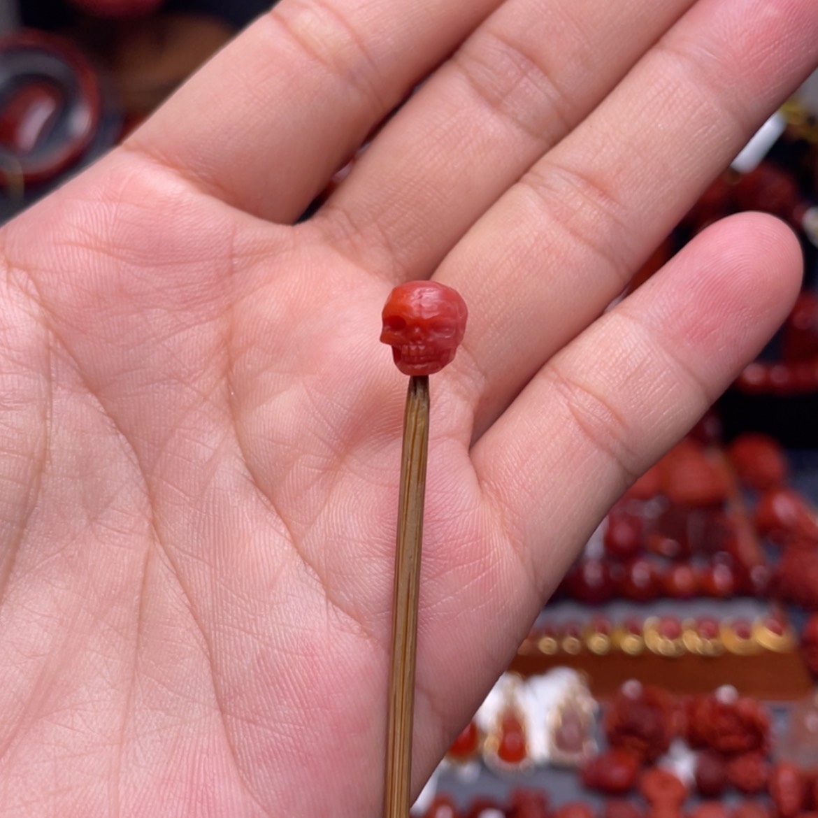 【闪购商品】未镶嵌配饰南红玛瑙咕*