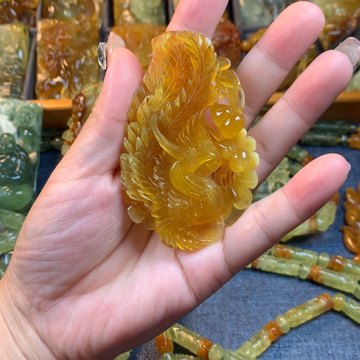 未镶嵌蛇纹石玉颈饰