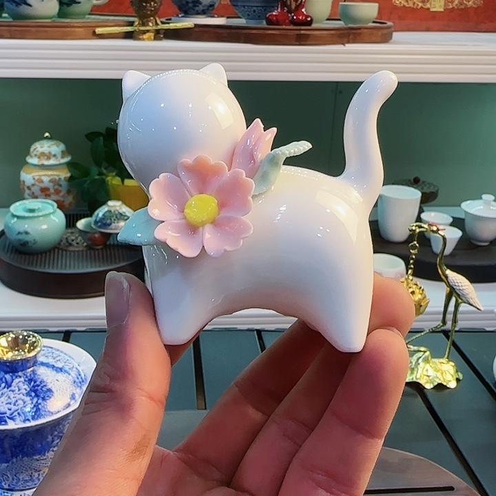 青花瓷器茶具套装旅行茶叶罐玻璃品