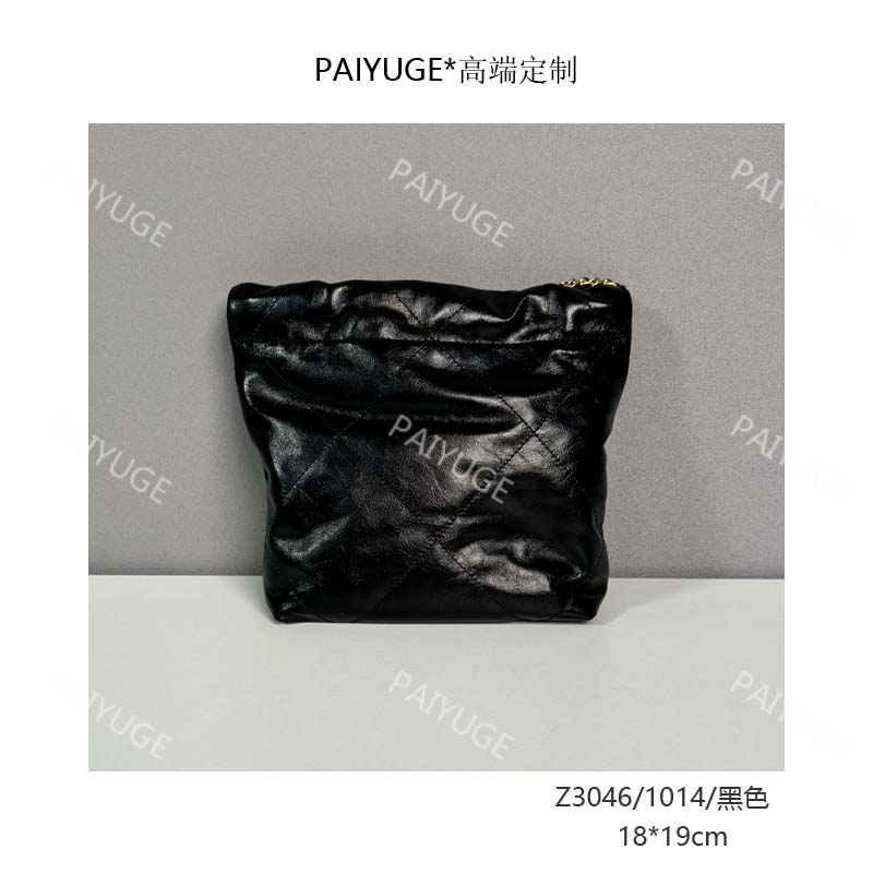 Z3046/1014/黑色  paiyuge高端订制百搭女士手提单肩斜挎包1949