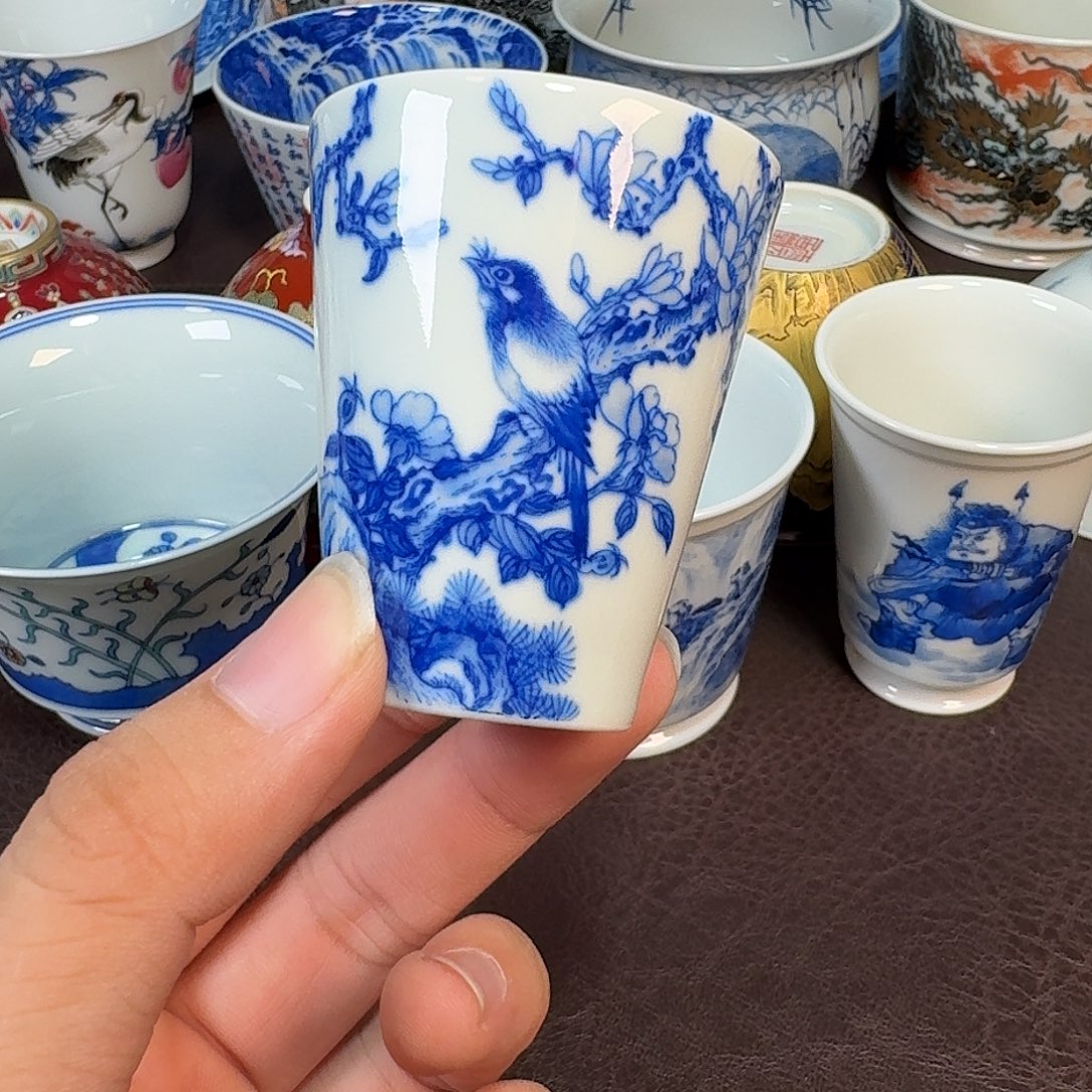 神***吧现代景德镇陶瓷杯