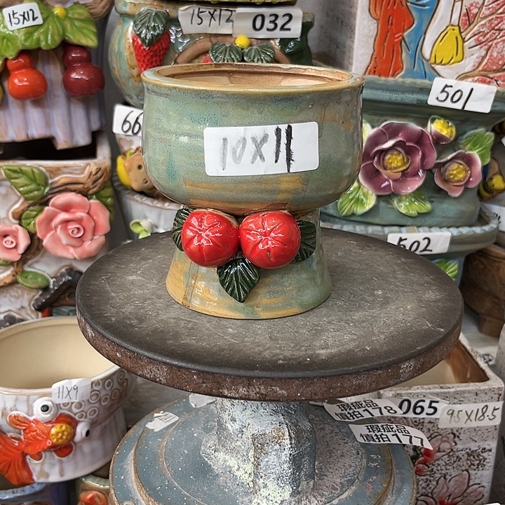 粗陶材质多肉花盆