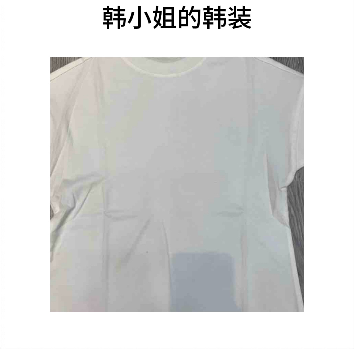 韩小姐韩国东大门圆领包袖打底衫09177