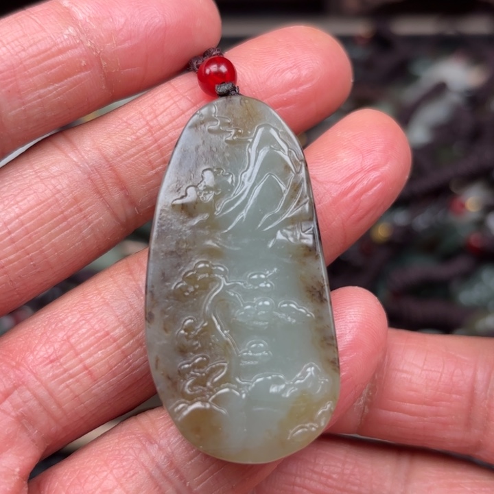 和田玉吊坠未镶嵌