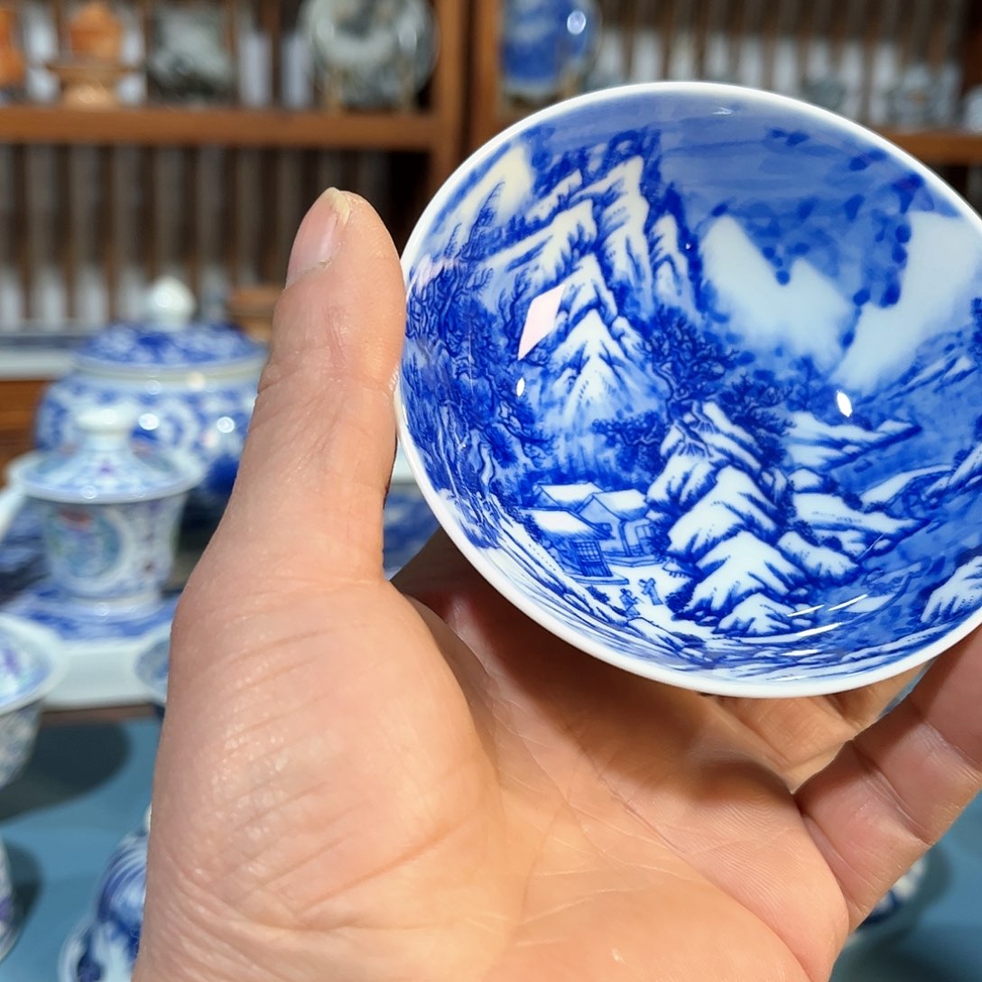 錡镇堂手工手绘杯