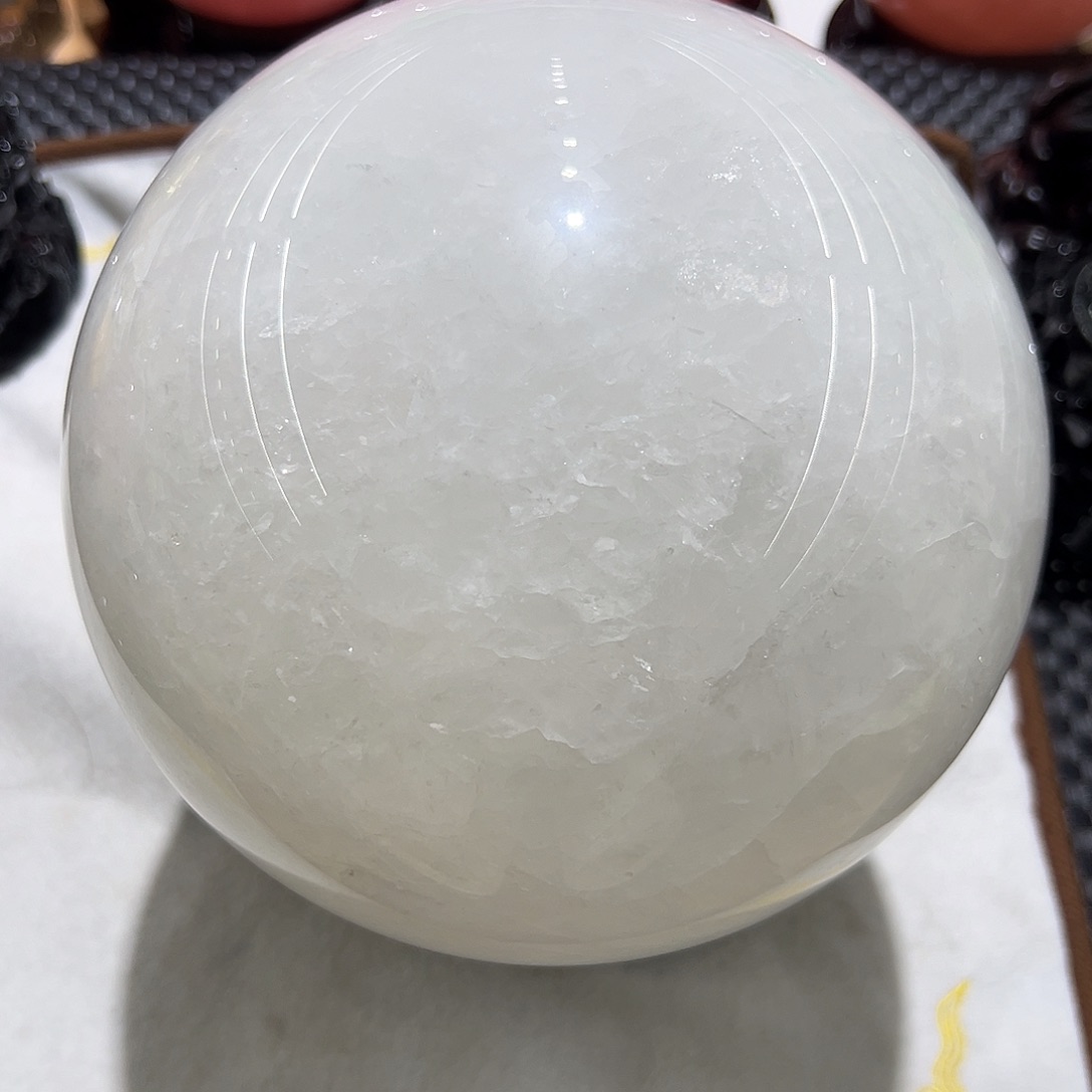 水晶水晶球摆件未镶嵌感***。
