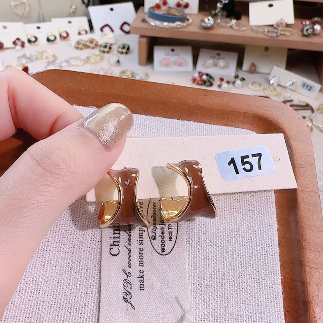 仿珍珠铜合金锡合金纯铜耳钉