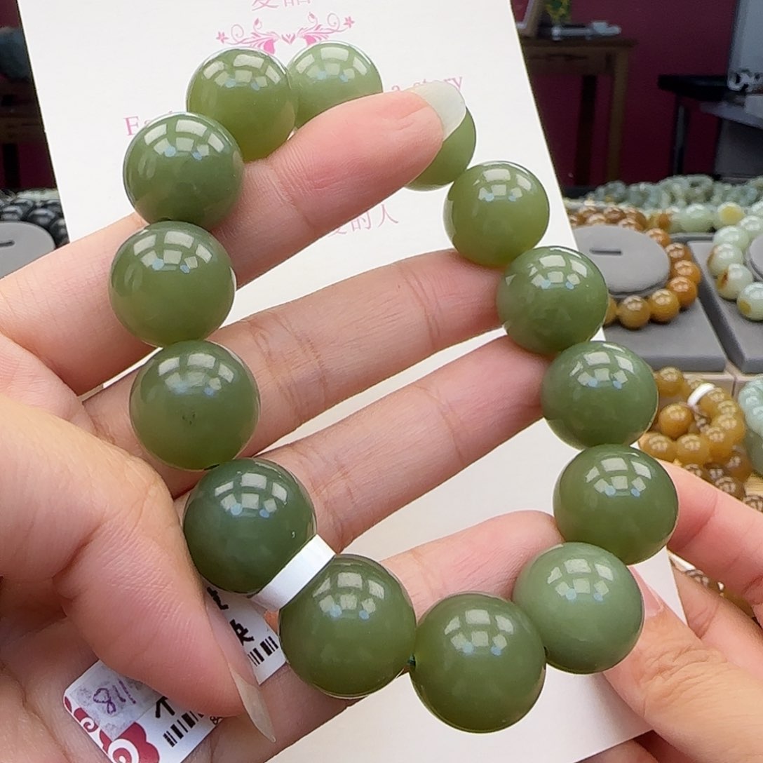 和田玉手链未镶嵌