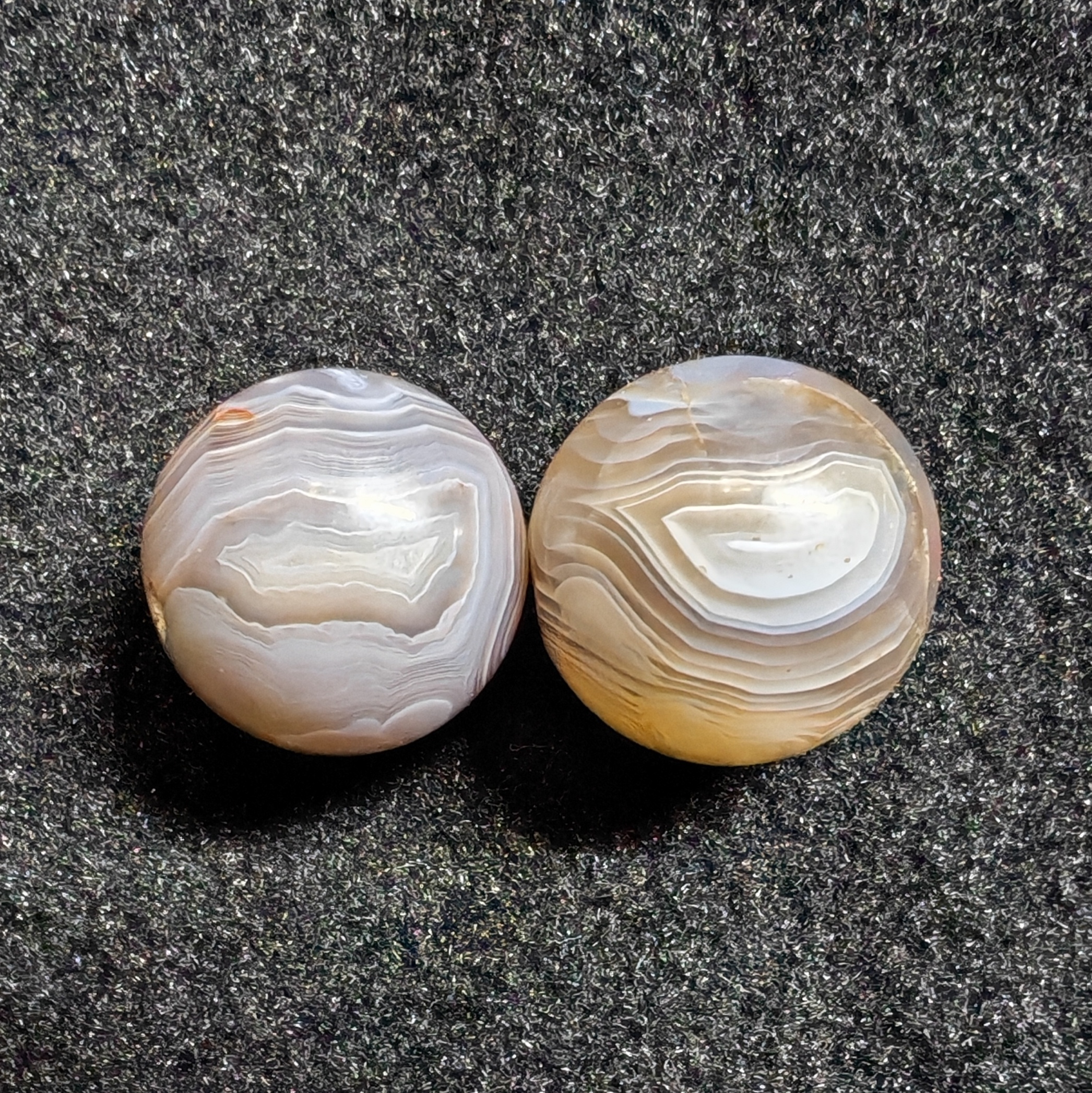 （1月23日福袋1）2颗冰透大眼缠丝圆珠花珠皮裂颈饰手串配珠