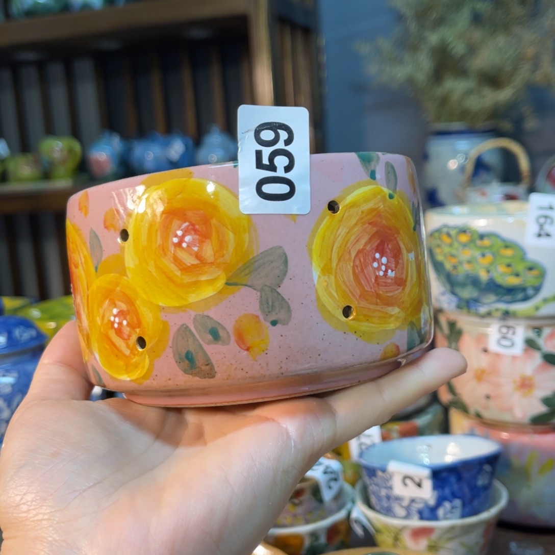 杯素浅陶瓷手工手绘