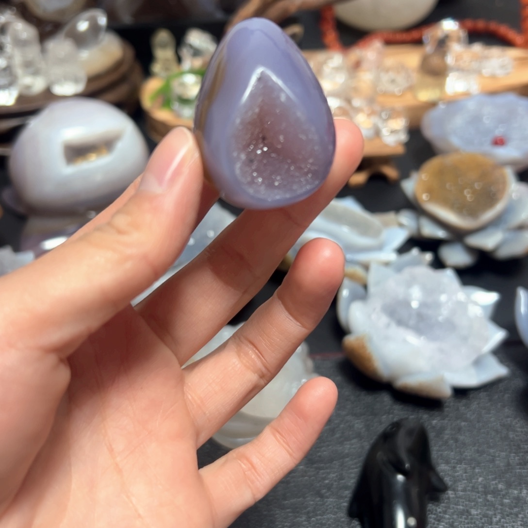 玛瑙/玉髓未镶嵌天然好运