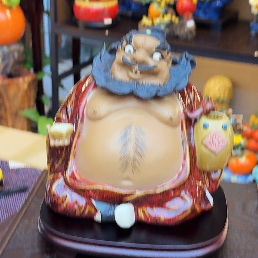 陶瓷钟馗喝酒香炉或者摆件