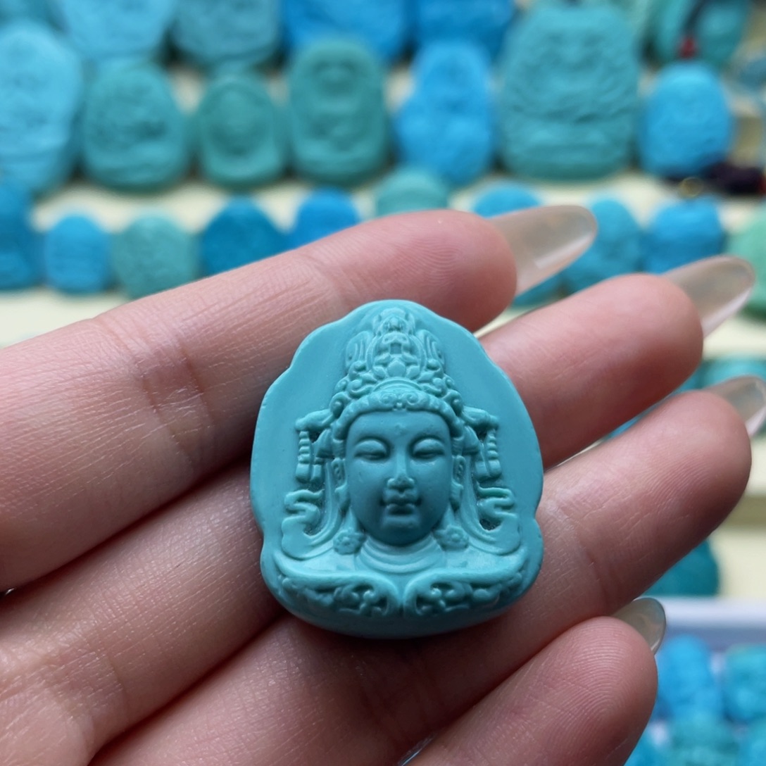 绿松石雕刻未镶嵌