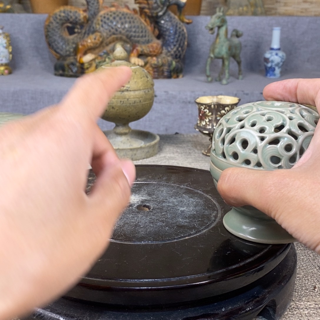 摆件九**坤陶瓷艺术家的