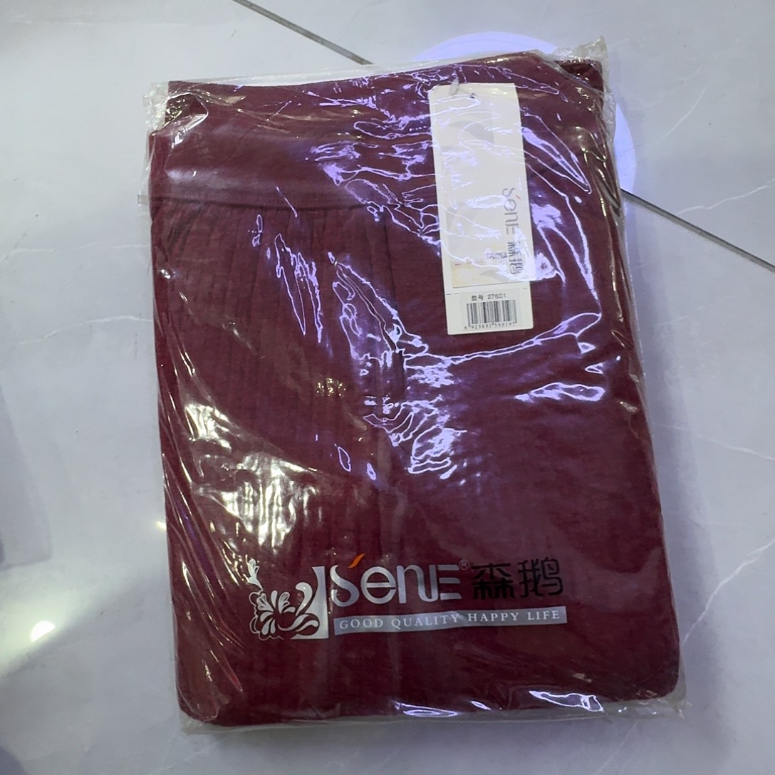 27601麻红170一件三保暖裤子