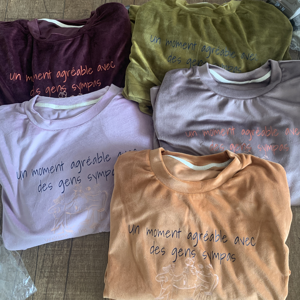 冬款百搭纯色字母休闲家居服5350