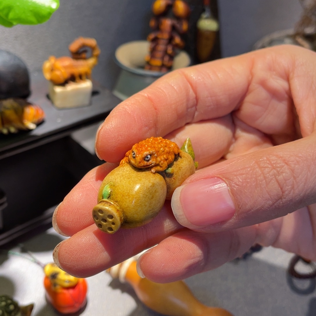 木方颜竹木艺术把件