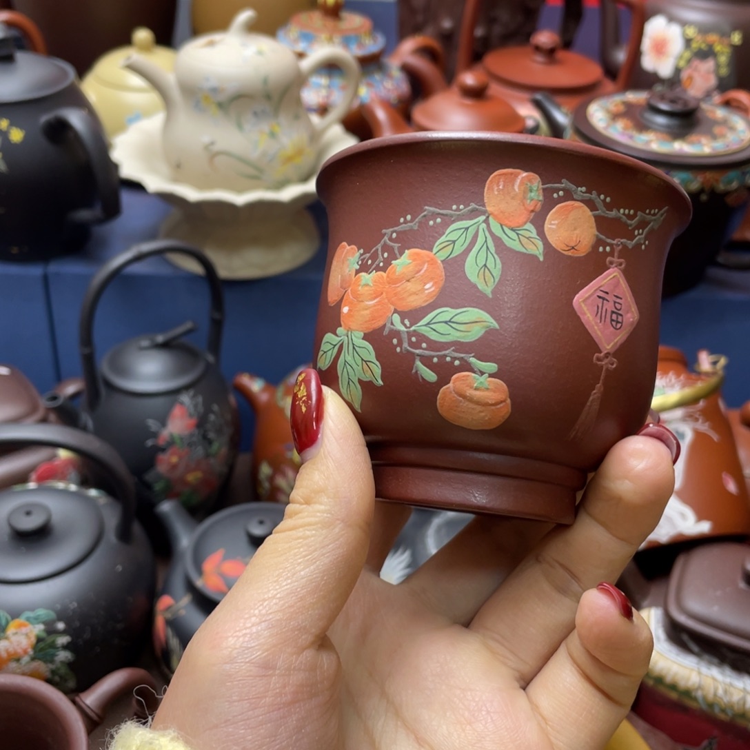 紫砂茶杯紫砂主人杯150cc