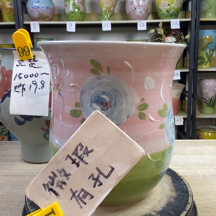 景德镇高温陶瓷花盆