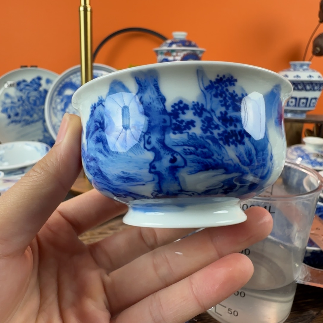 瓷片景德镇手绘青花瓷器247