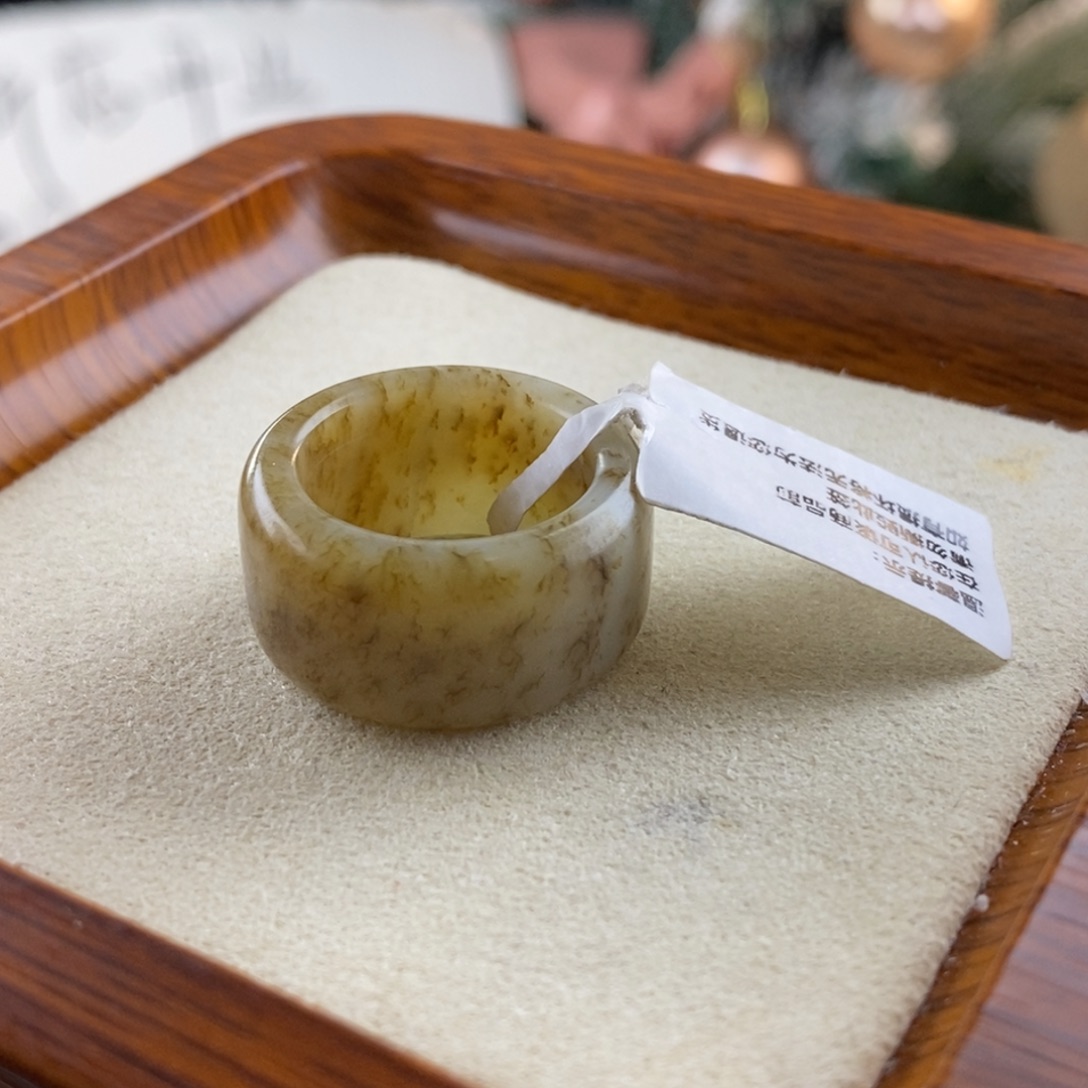 和田玉未镶嵌戒指港14