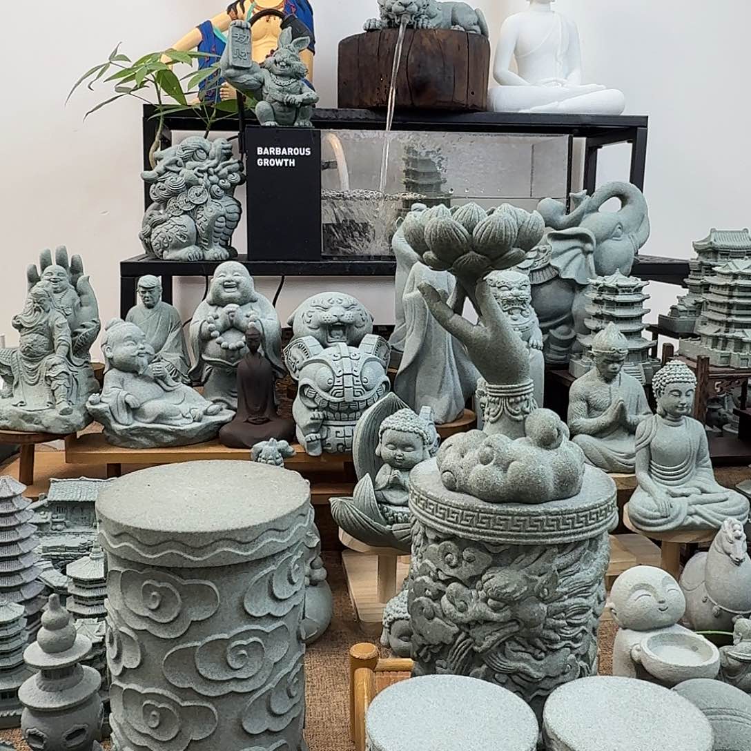 石材青砂石佛手莲花