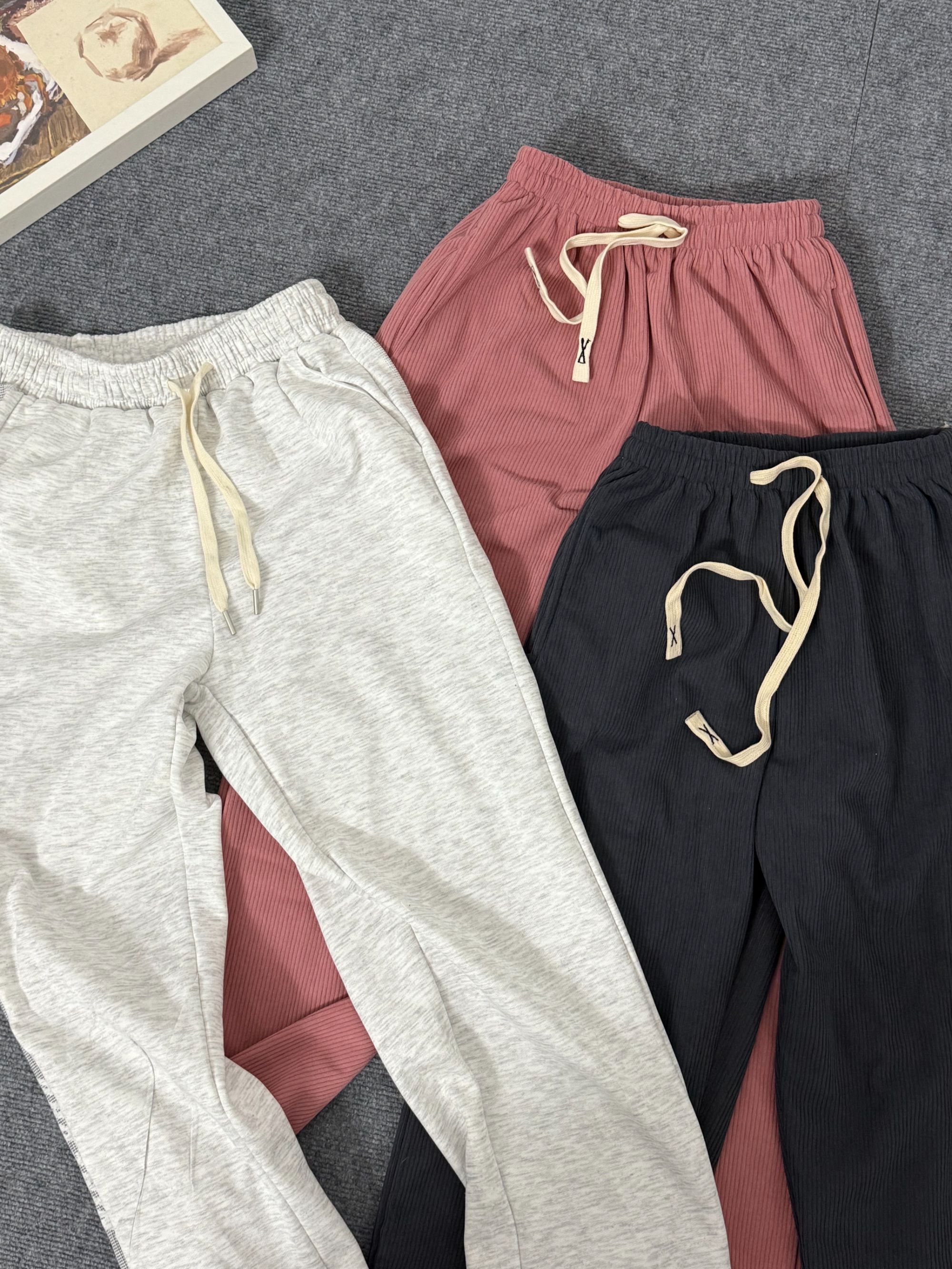 （ 裤子链接 ）潮牌款式休闲裤 男女同款 秋冬季节加厚加绒垂感直筒