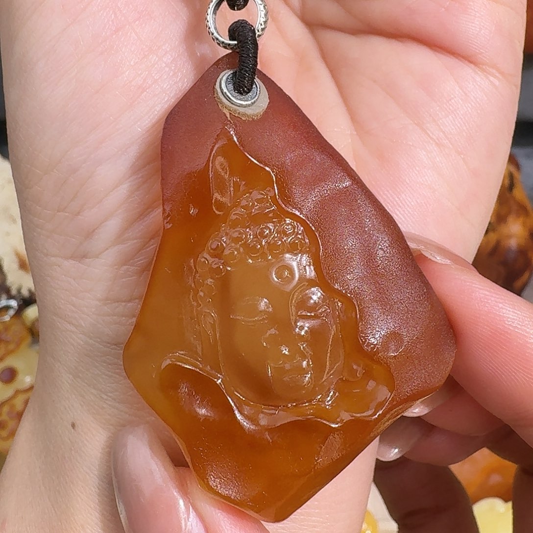 初***旧琥珀未镶嵌裸石我