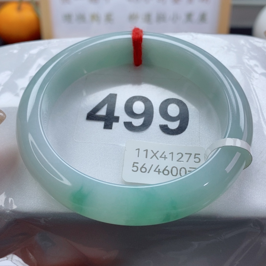 翡翠手镯未镶嵌天然A货翡翠手镯