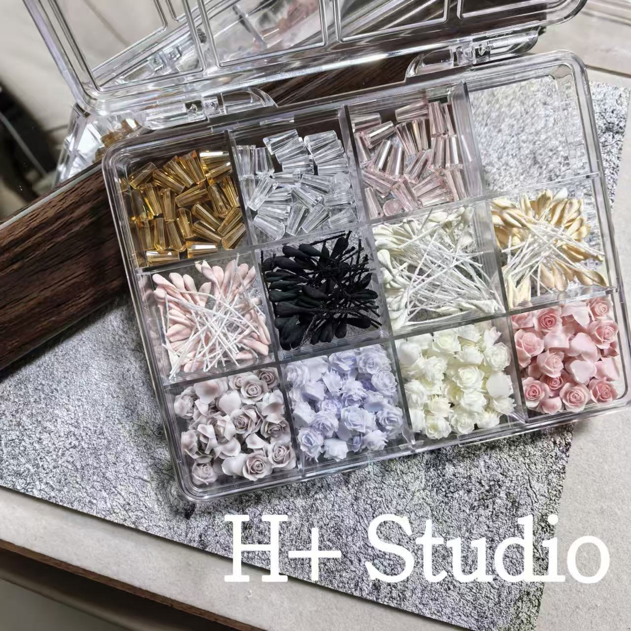 【H+】繁花堆钻素材盒