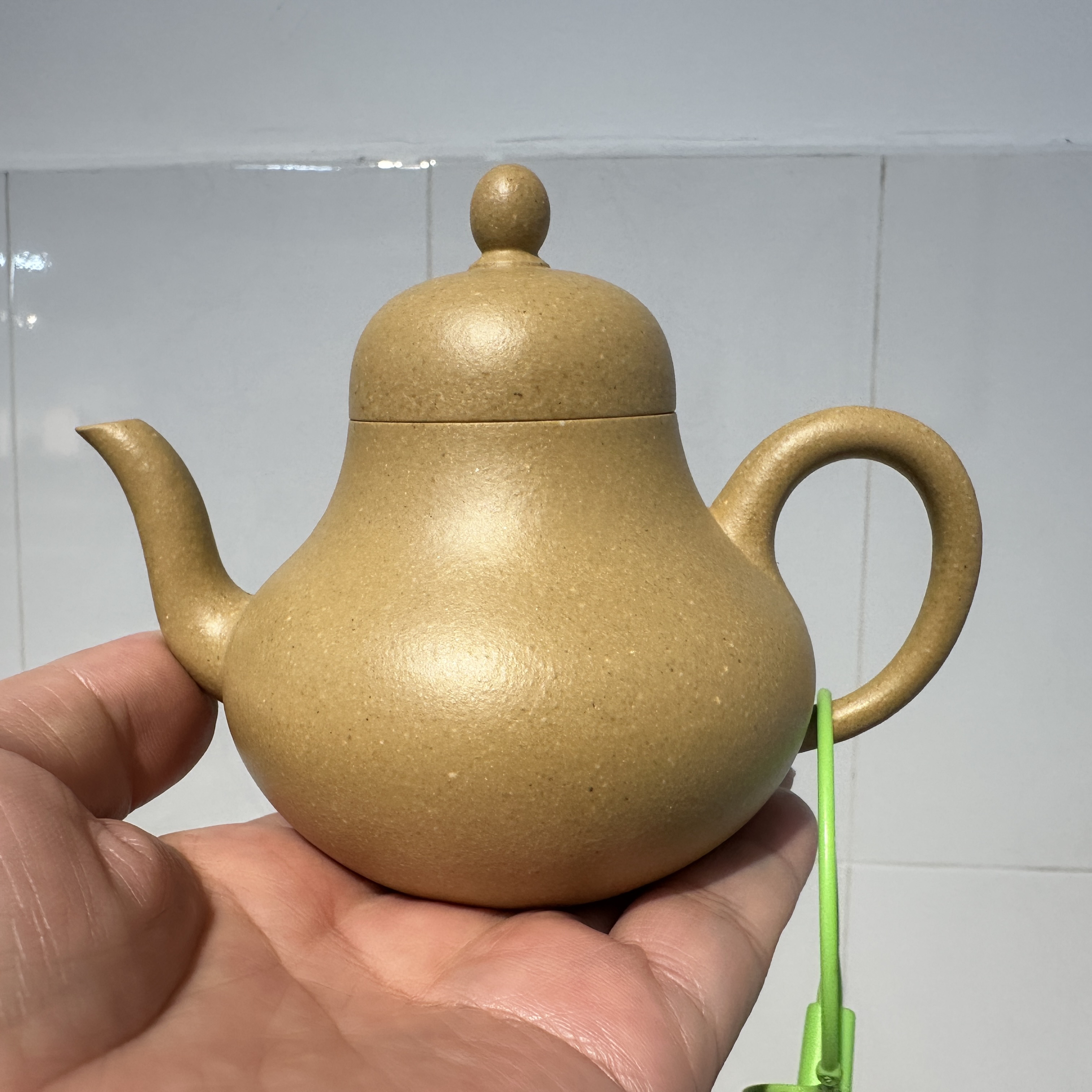 170CC大水潭梨皮泥思亭壶紫砂壶手工原矿紫壶附光谱分析报告