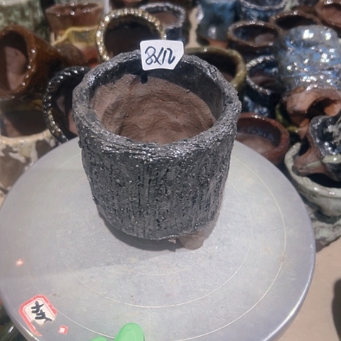 红陶粗陶花盆手工