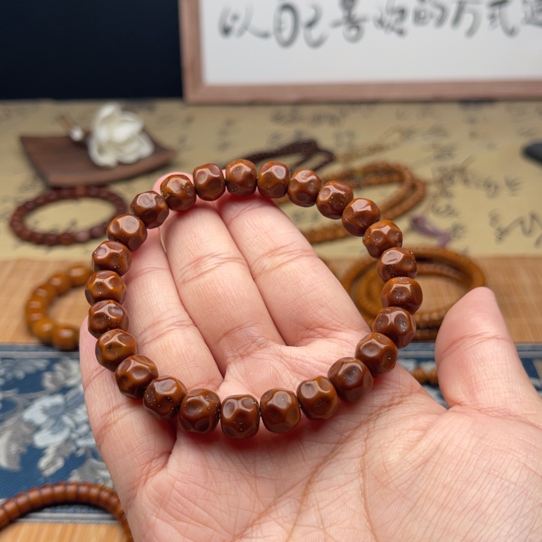 紫金鼠手串寡**喜实心无相9➕