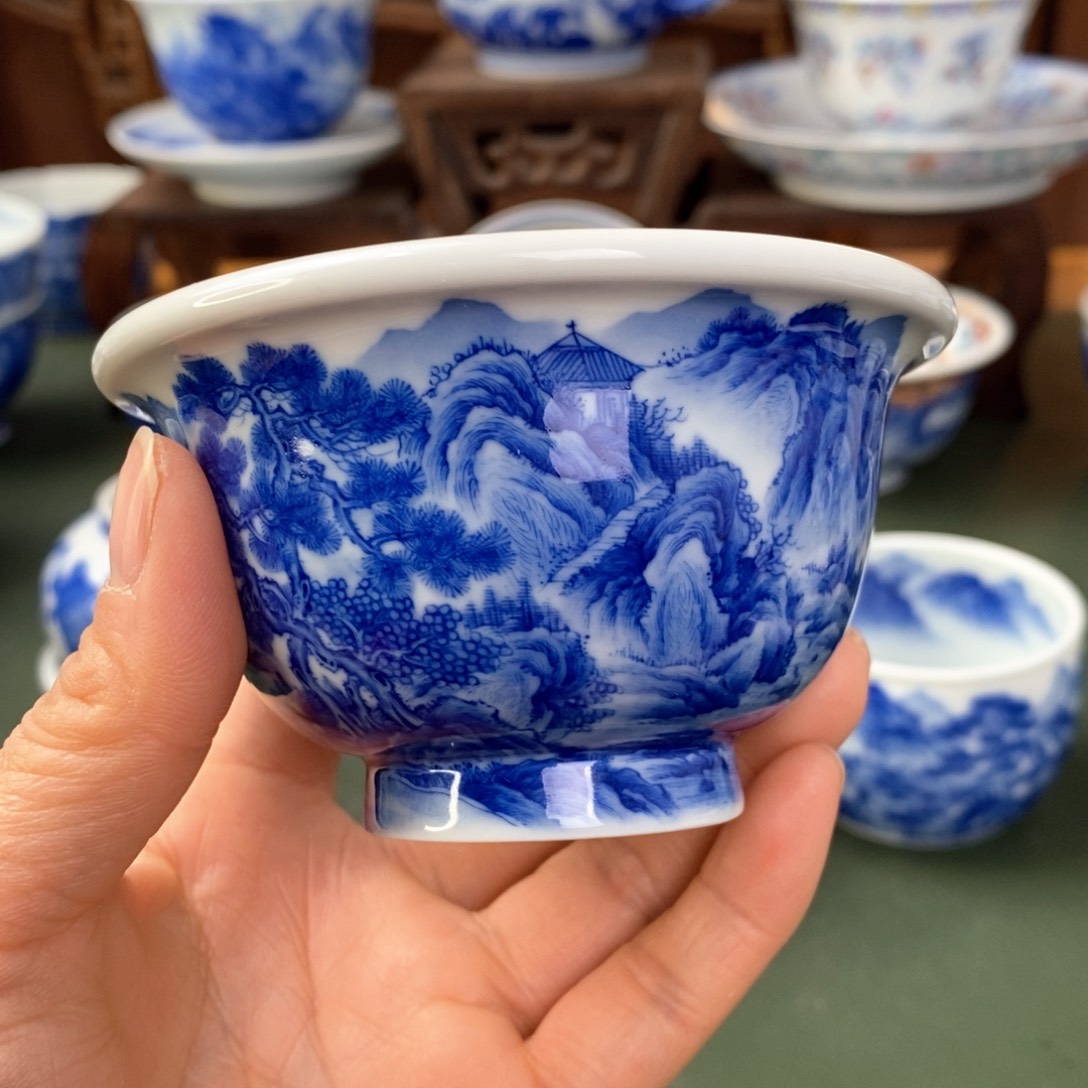 杯景德镇陶瓷手工手绘