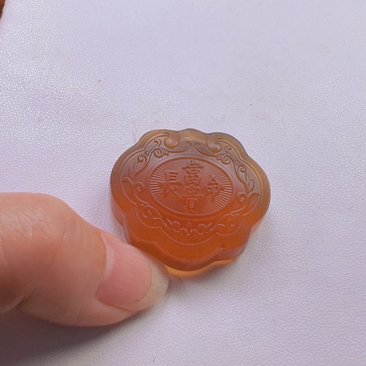 琥珀颈饰未镶嵌天然缅甸琥珀吊坠