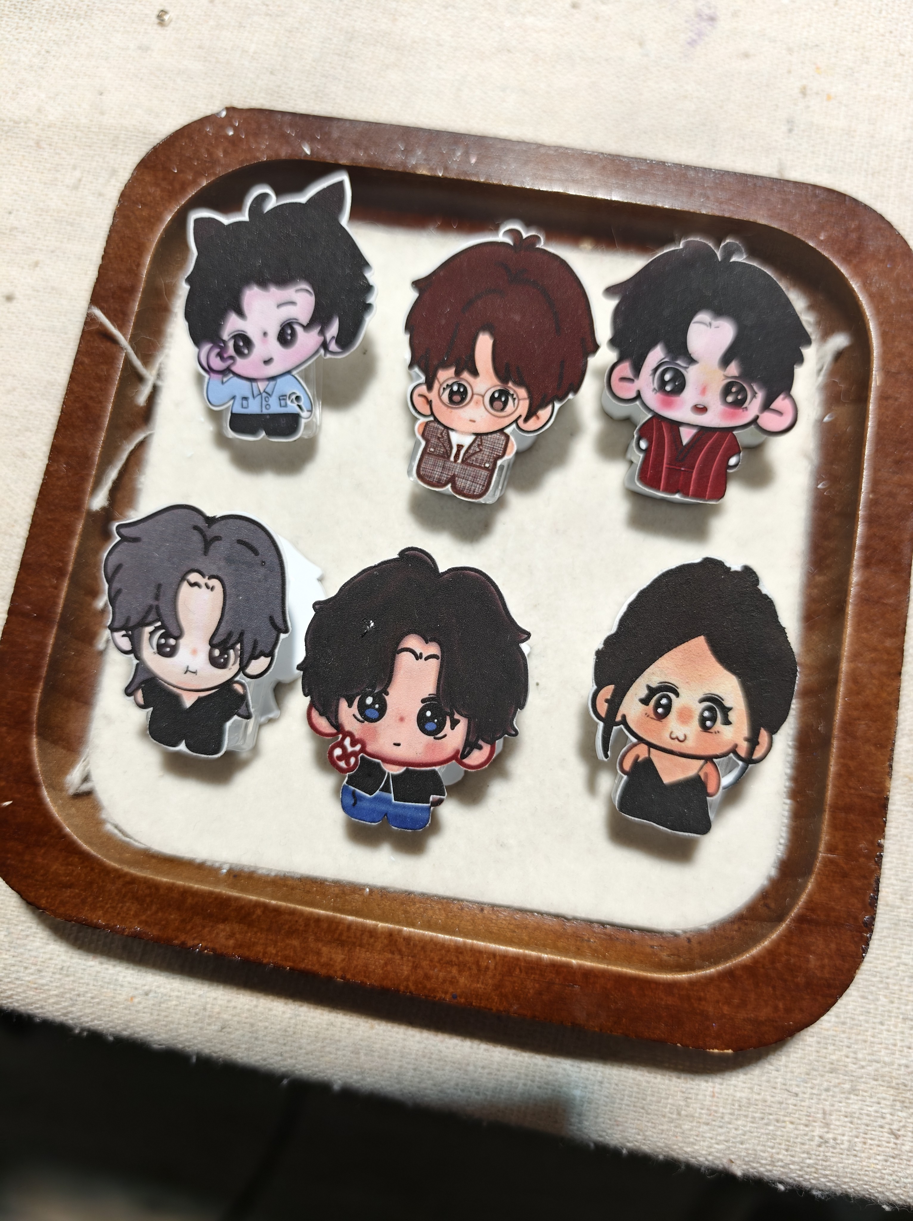 小新原创明星应援个性小夹子